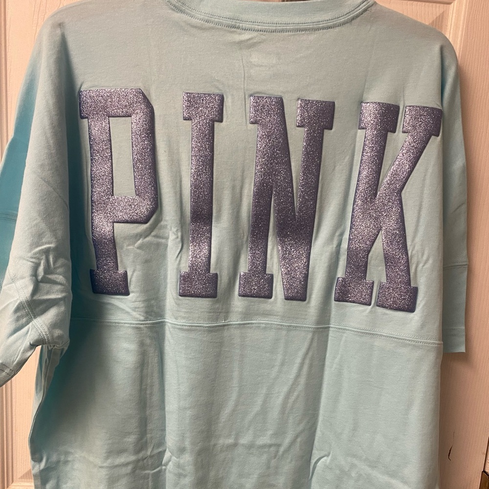 Pink varsity Tee